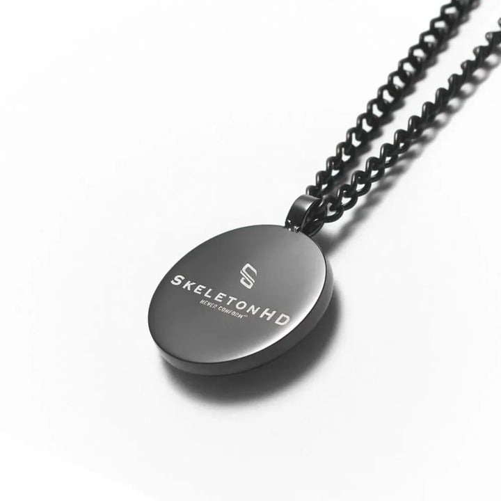Collier Vulcan en acier inoxydable SkeletonHD Acier inoxydable Collier Tête de mort Vulcan en acier inox pour homme | Mathieu Blanchard Mathieu Blanchard Joaillerie