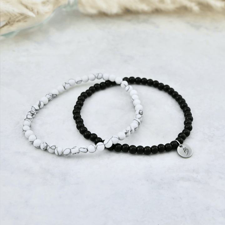 Duo de bracelets Turquoise et Onyx Mathieu Blanchard Bracelets Acier inoxydable Duo de bracelets Turquoise et Onyx Mathieu Blanchard Joaillerie