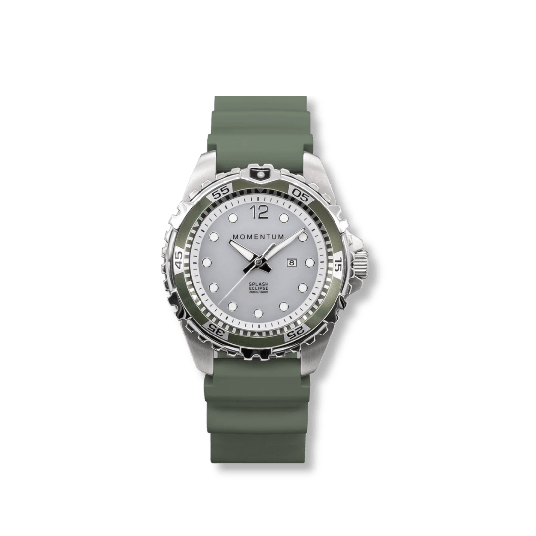 Momentum Montres Montre à énergie solaire 38mm Eclipse khaki