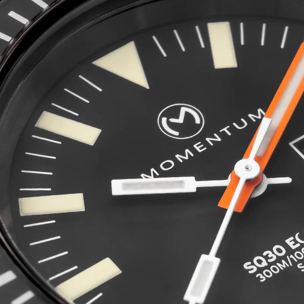 Montre à énergie solaire 42mm SQ30 Black Ion Momentum Montres Acier inoxydable / Caoutchouc 057AACCNC-AB-B-AC-B-AC-AQK-AS-AC-A-A-B Montre  à énergie solaire SQ30 Eclipse Black-Ion [42mm] Momentum Mathieu Blanchard Joaillerie