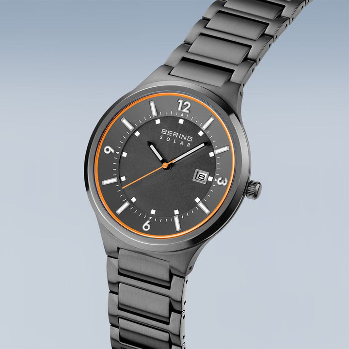 Montre à énergie solaire Bering 42mm 14442 777 Bering Montre Acier inoxydable 14442-777 Montre Bering Solaire Argent 42mm 15239-779 | Mathieu Blanchard Mathieu Blanchard Joaillerie