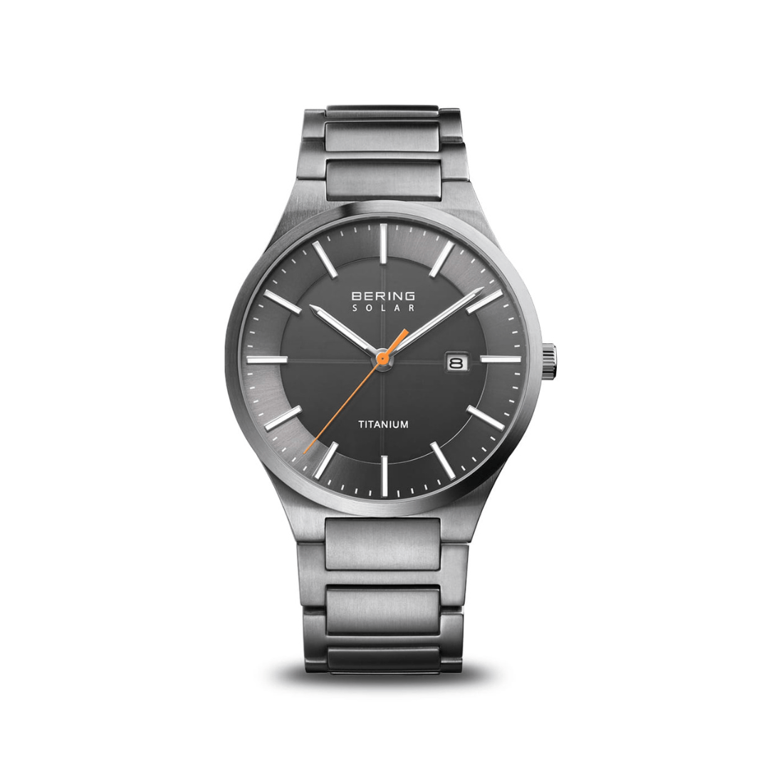 Bering Montre Montre à énergie solaire Bering Argent 39mm 15239-779
