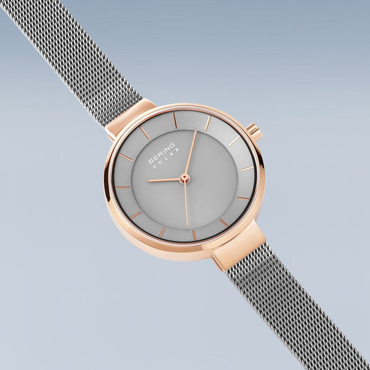 Montre à énergie solaire Bering Classic 31mm 14631 369 Bering Montre Acier inoxydable plaqué or rose 14631-369 Montre Solaire Bering Classic 31mm 14631 369 | Mathieu Blanchard Mathieu Blanchard Joaillerie