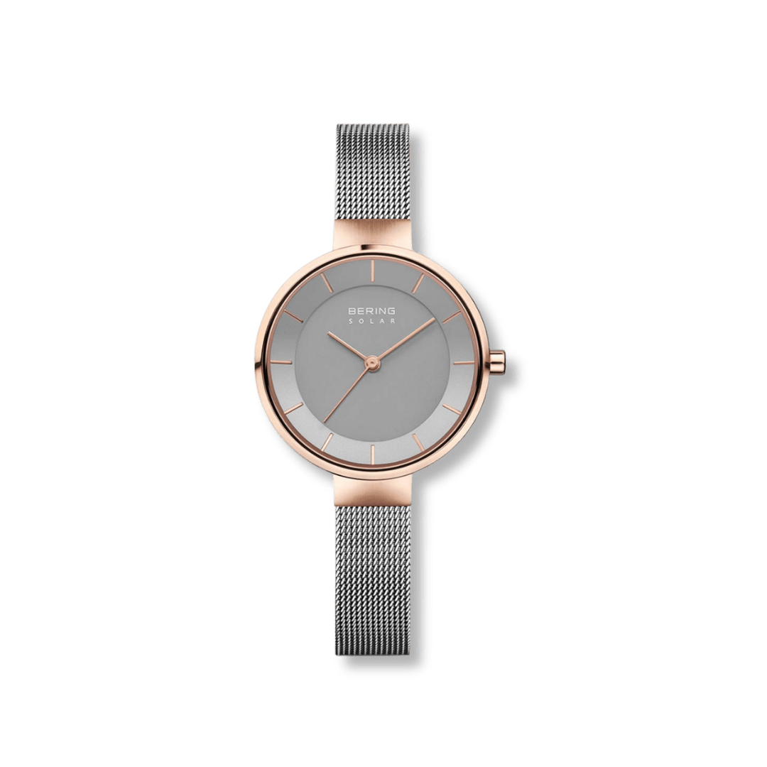 Montre à énergie solaire Bering Classic 31mm 14631 369 Bering Montre Acier inoxydable plaqué or rose 14631-369 Montre Solaire Bering Classic 31mm 14631 369 | Mathieu Blanchard Mathieu Blanchard Joaillerie