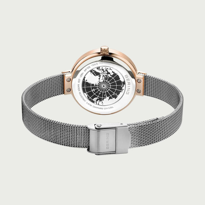 Bering Montre Montre à énergie solaire Bering Classic Bleu 31mm 14631-369