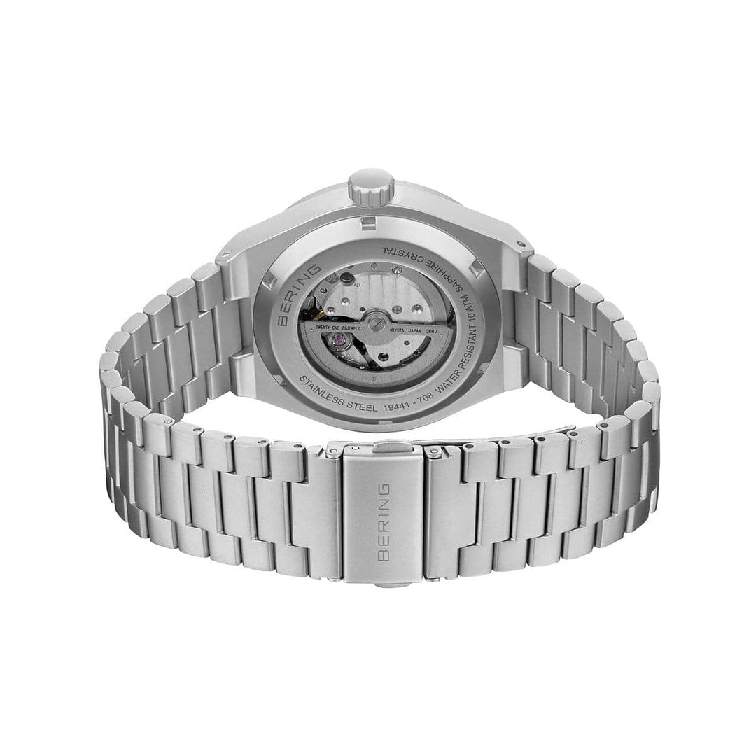 Montre Bering Automatique Vert 41mm 19441 708 Bering Montre Acier inoxydable 19441-708 Montre Bering Automatique Vert 41mm 19441-708 | Dépositaire officiel Bering Canada Mathieu Blanchard Joaillerie