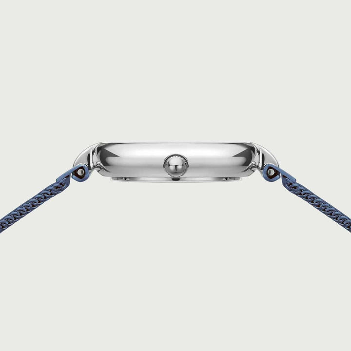 Montre Bering Bleu Brillant 24mm 17724 307 Bering Montre Acier inoxydable plaqué bleu 17724-307 Montre Bering Argent Bleu Brillant 24mm 17724-307 - Mathieu Blanchard - Dépositaire officiel Bering Canada Mathieu Blanchard Joaillerie