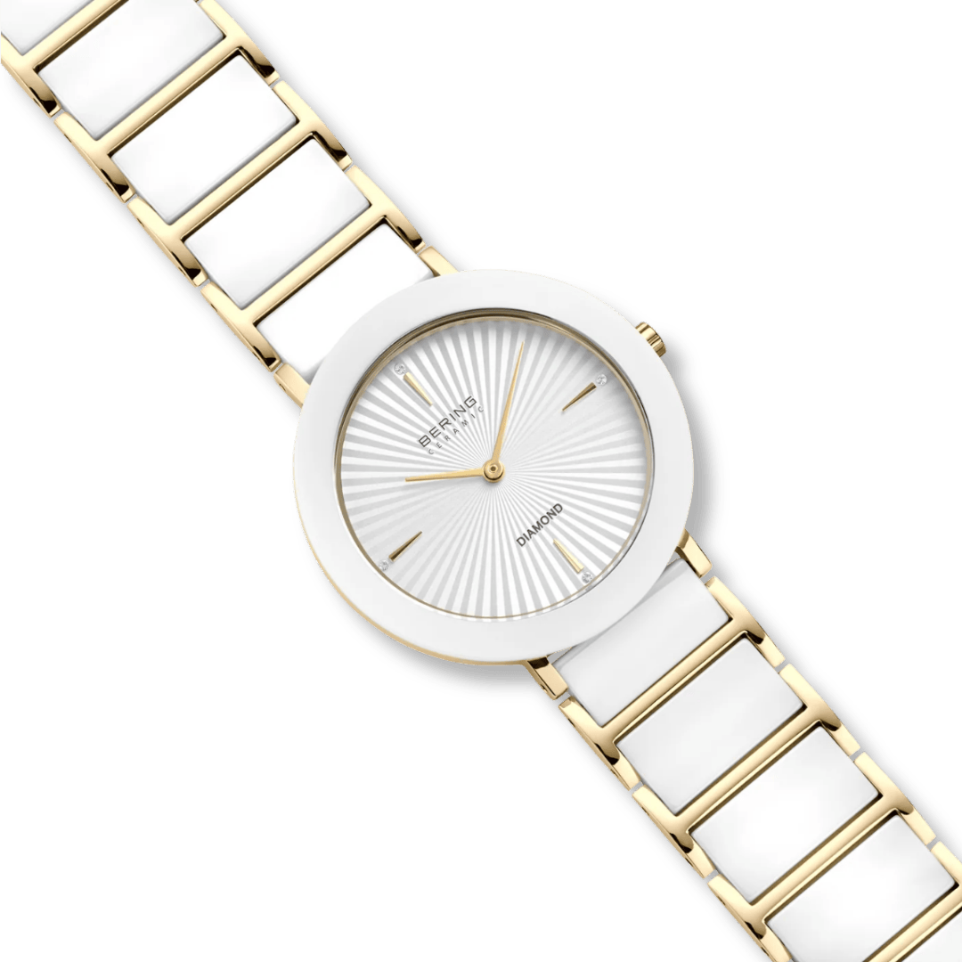 Montre Bering Ceramique Blanc 35mm 11435 758 Bering Montre Acier inoxydable plaqué or jaune 11435-758 Montre Bering Ceramique Blanc 35mm 11435-758 | Dépositaire officiel Bering Canada Mathieu Blanchard Joaillerie