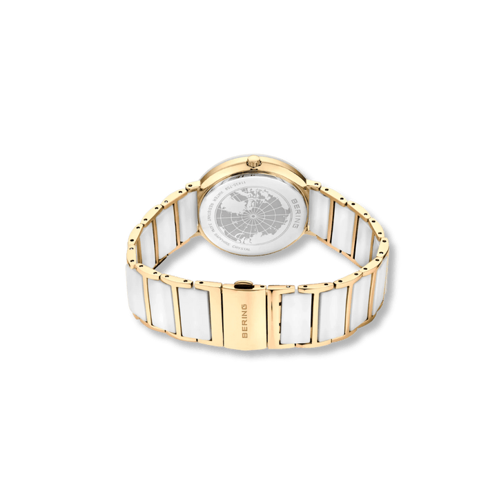 Montre Bering Ceramique Blanc 35mm 11435 758 Bering Montre Acier inoxydable plaqué or jaune 11435-758 Montre Bering Ceramique Blanc 35mm 11435-758 | Dépositaire officiel Bering Canada Mathieu Blanchard Joaillerie