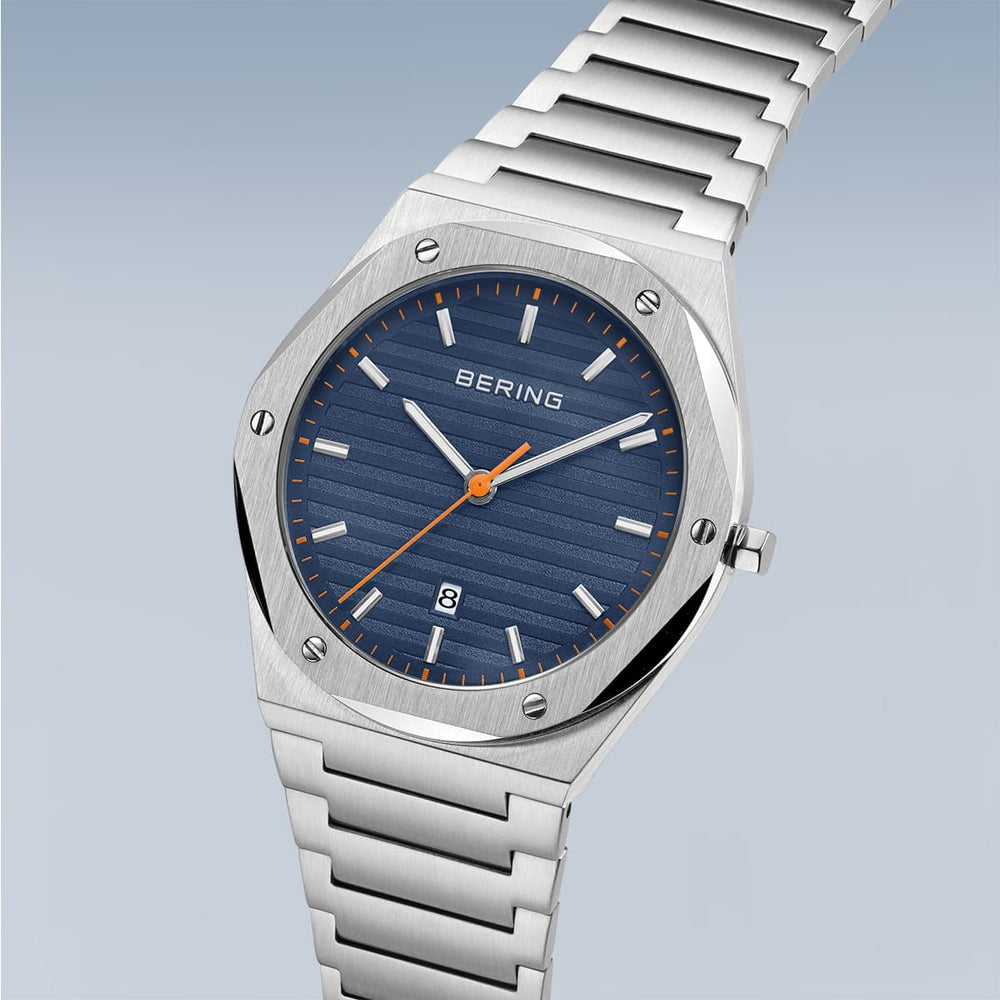 Bering Montre Montre Bering Classic Bleu 42mm 19742-707