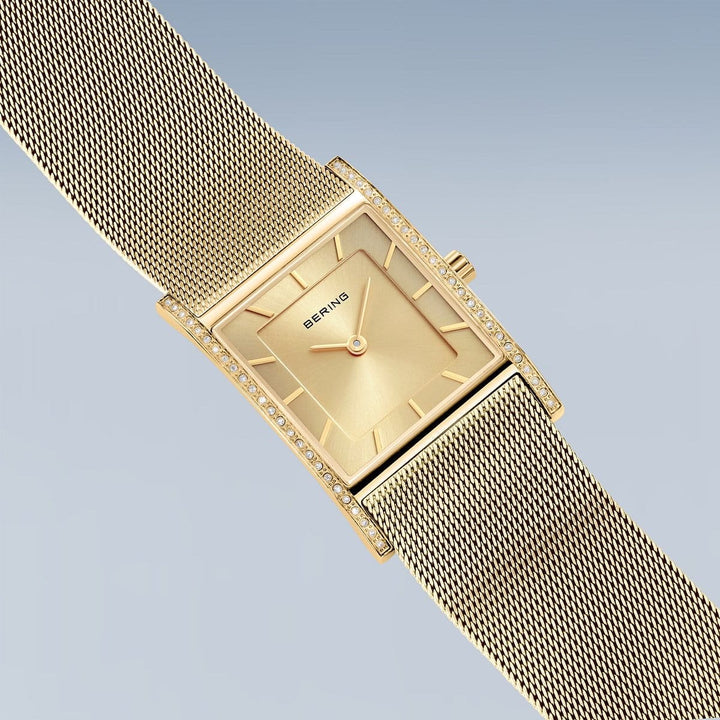 Bering Montre Montre Bering Classic Rectangulaire Or 26mm 10426-333-S