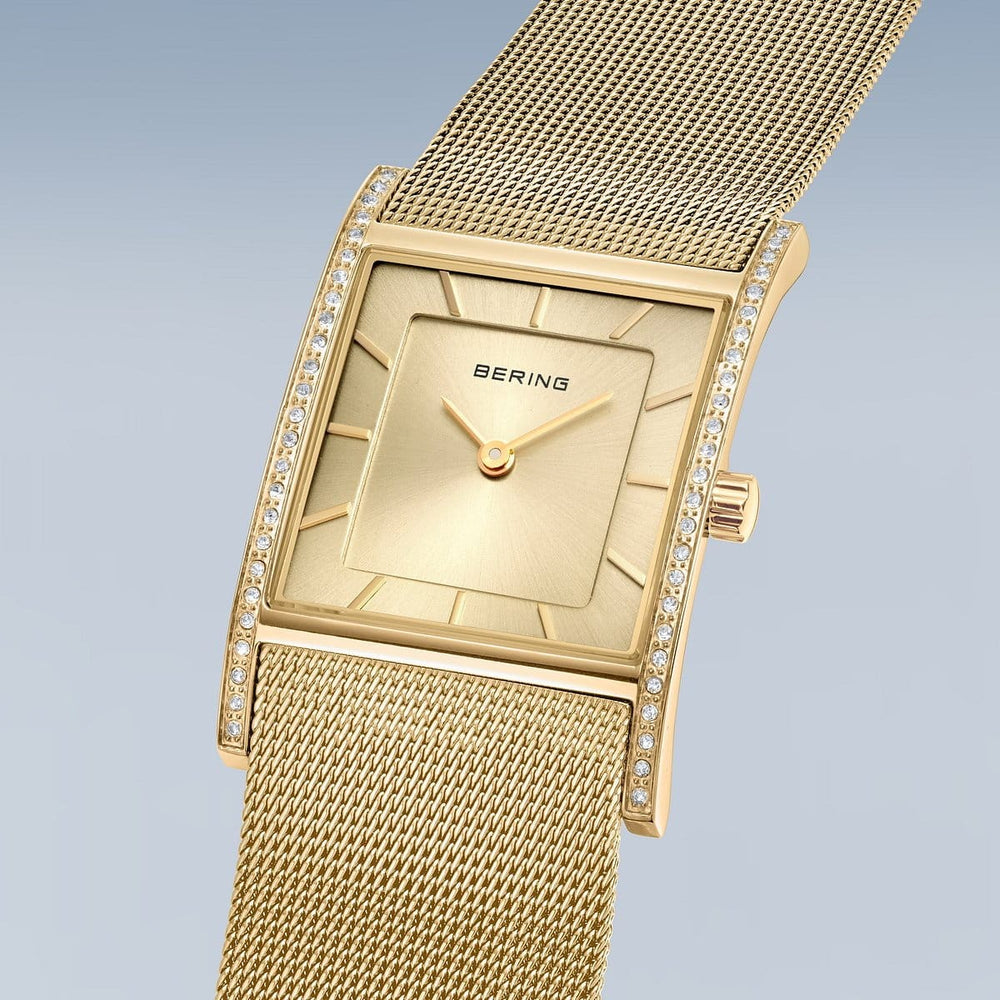 Bering Montre Montre Bering Classic Rectangulaire Or 26mm 10426-333-S
