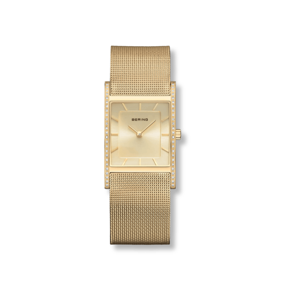 Montre Bering Classic Rectangulaire26mm 10426 333 S Bering Montre Acier inoxydable plaqué or jaune 10426-333-S Montre Bering Classic Rectangulaire Or 26mm 10426-333-S | Mathieu Blanchard Mathieu Blanchard Joaillerie