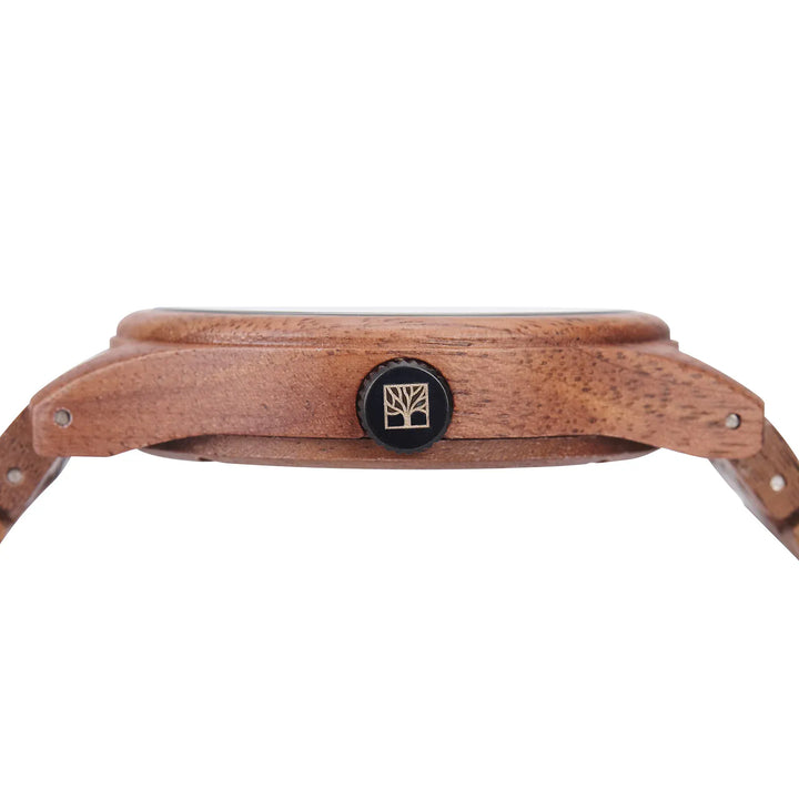 Roadtripmadewood Montre en bois Montre Horizon - Nomade en bois