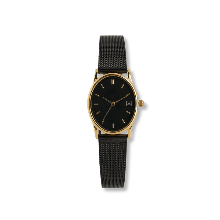 Montre Mia acier inox Abby Mia Bijoux Montre Acier inoxydable plaqué or jaune et noir W422M01DONO Montre Mia acier inox Abby | Mathieu Blanchard Joaillerie Mathieu Blanchard Joaillerie
