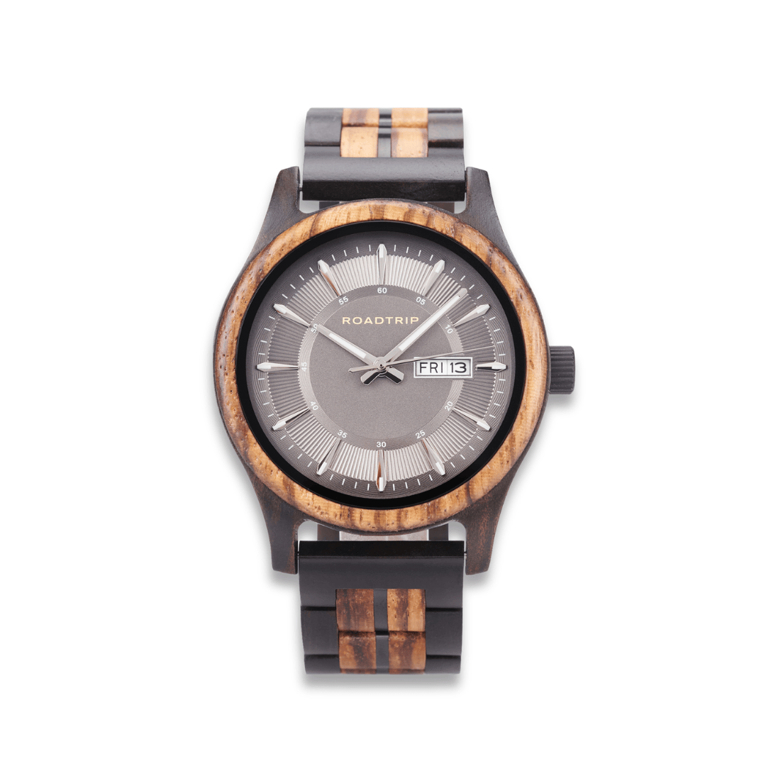 Roadtripmadewood Montre en bois Montre Roadtrip - L’Instinct en bois