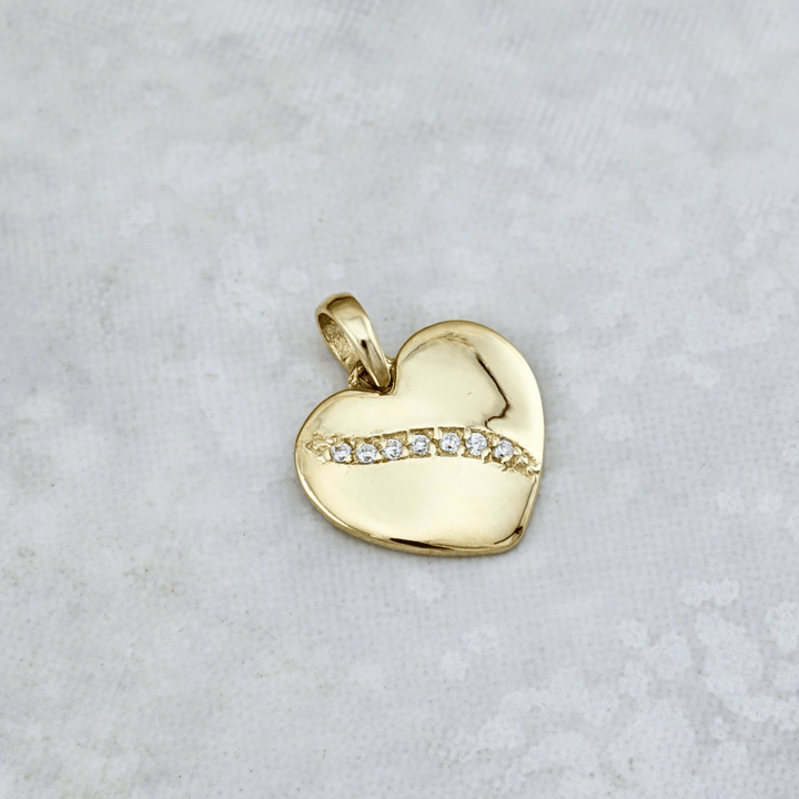 - Colliers Pendentif Coeur en or 10K