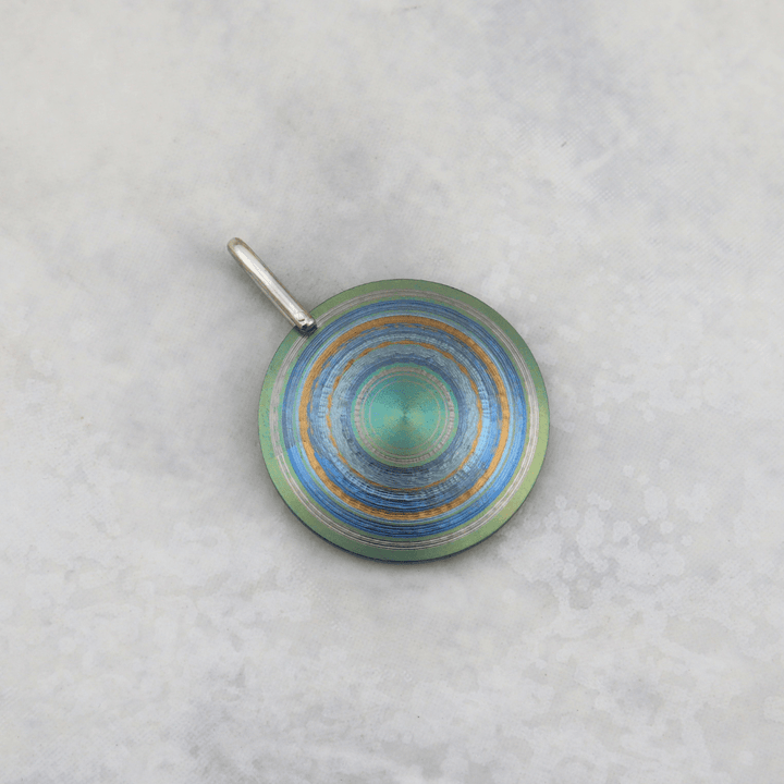 Pendentif en titane 32mm Christine Dwane Titane PPEC14276S-32 Pendentif en argent et titane | Christine Dwane x Mathieu Blanchard Mathieu Blanchard Joaillerie