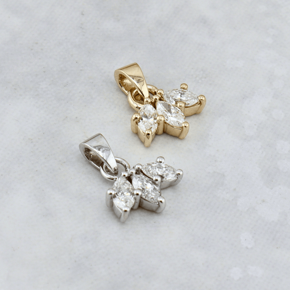 Pendentif Oasis de diamants Mathieu Blanchard Collier Pendentif Marquise sur mesure en or et diamants | Mathieu Blanchard Mathieu Blanchard Joaillerie