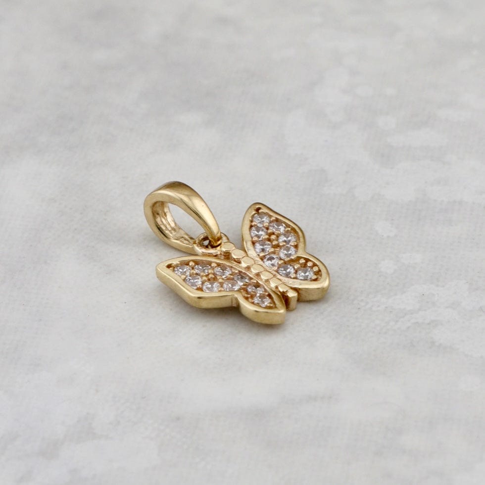Pendentif Papillon - Breloques et pendentifs Pendentif Papillon en or 10K | Mathieu Blanchard Joaillerie Mathieu Blanchard Joaillerie