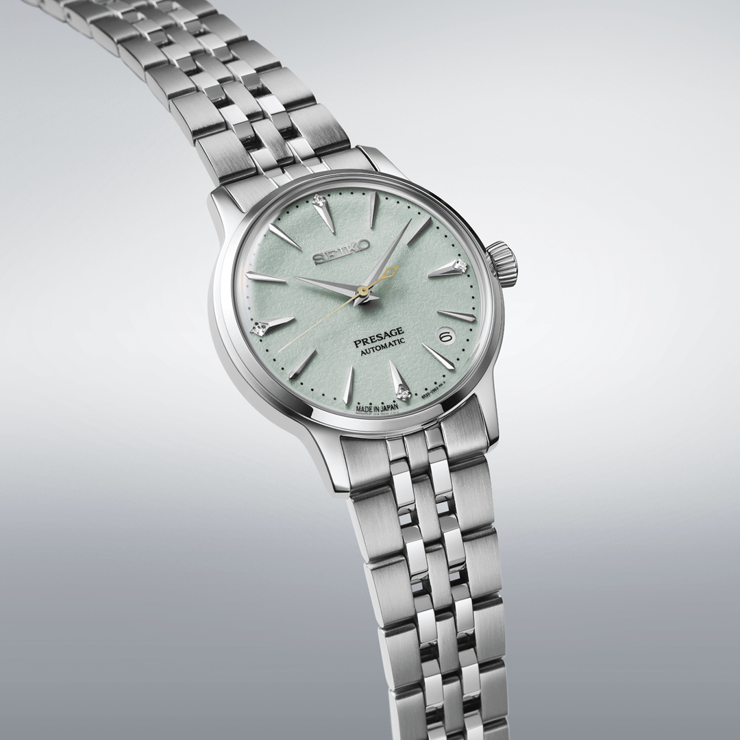 www.bandierajewellers.com DAY DATE Seiko Presage "Cocktail Time" with Diamonds SRPL63J1