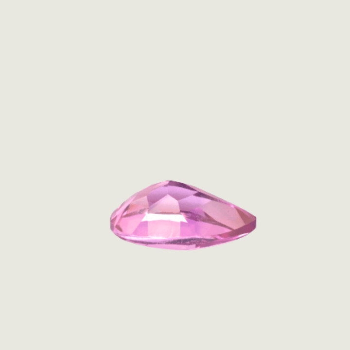 Mathieu Blanchard Topaze Naturel Rose Taille Poire 7x9 mm