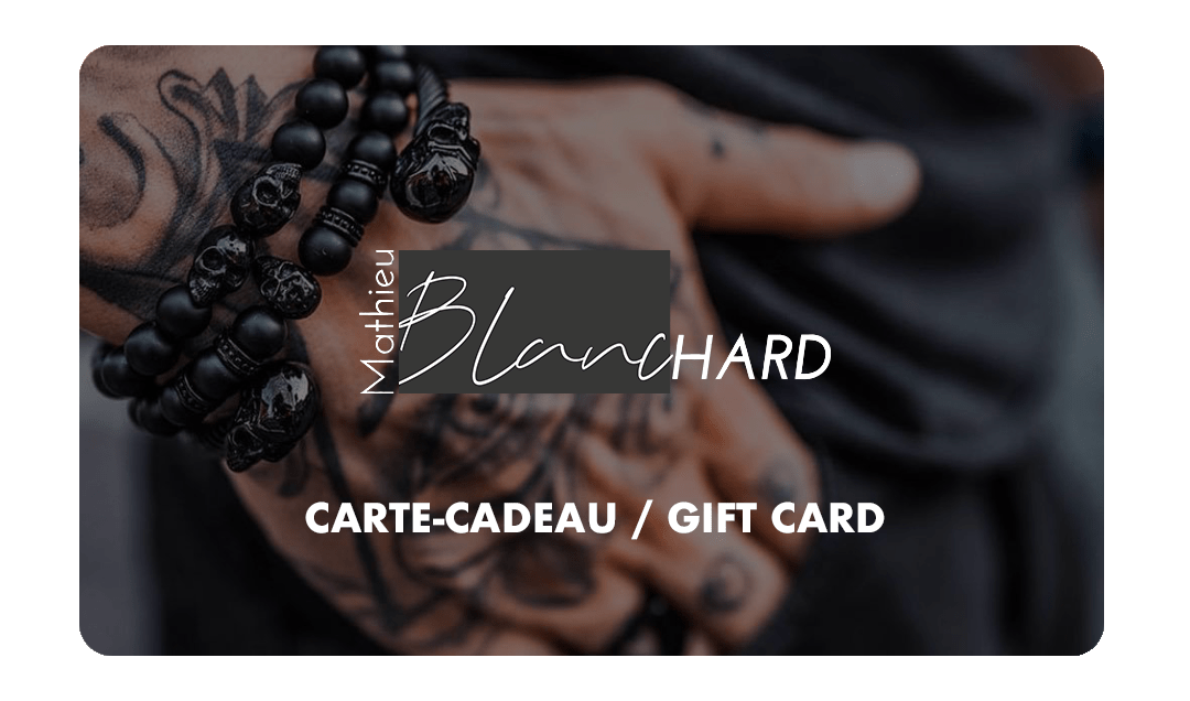 Mathieu Blanchard Gift Card Carte cadeau mathieublanchard.ca