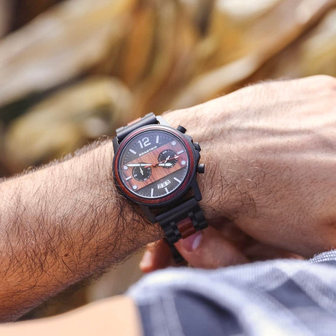 Roadtripmadewood Montres Montre en bois Longroad