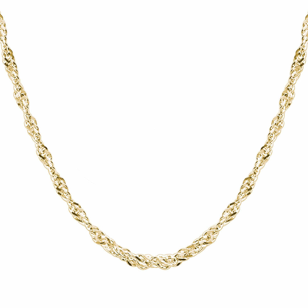 Singapore Sterling or 10K Gold Chain